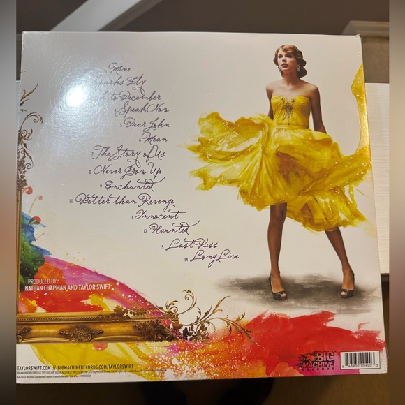 Taylor Swift Speak Now Vinyl and Tour Program. - Picture 2 of 3